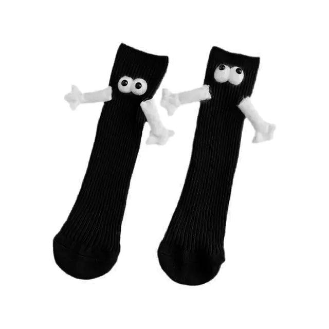 Cartoon Eye Hand Socks With Magnets