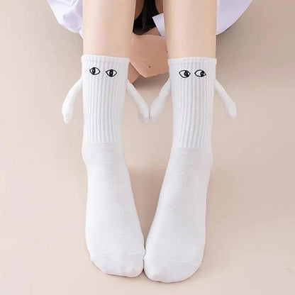 Cartoon Eye Hand Socks With Magnets