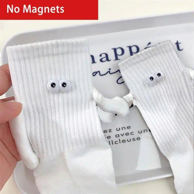 Cartoon Eye Hand Socks With Magnets