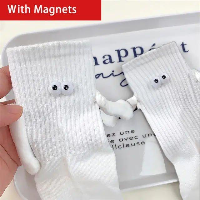 Cartoon Eye Hand Socks With Magnets