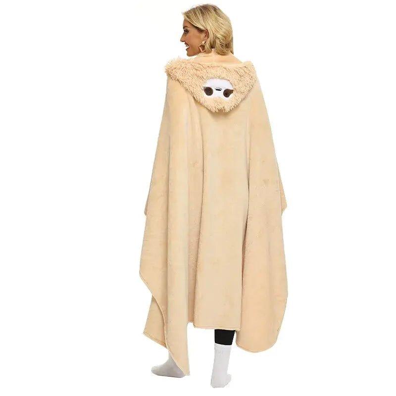 Cartoon Hooded Blanket