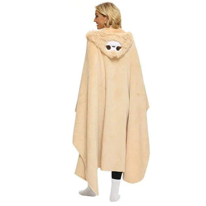 Cartoon Hooded Blanket