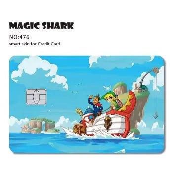 Cartoon PVC Stickers for Debit/Credit Cards