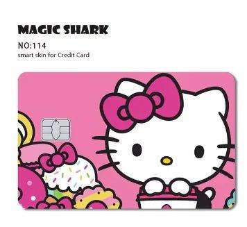 Cartoon PVC Stickers for Debit/Credit Cards