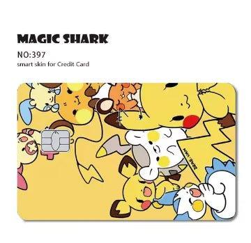 Cartoon PVC Stickers for Debit/Credit Cards