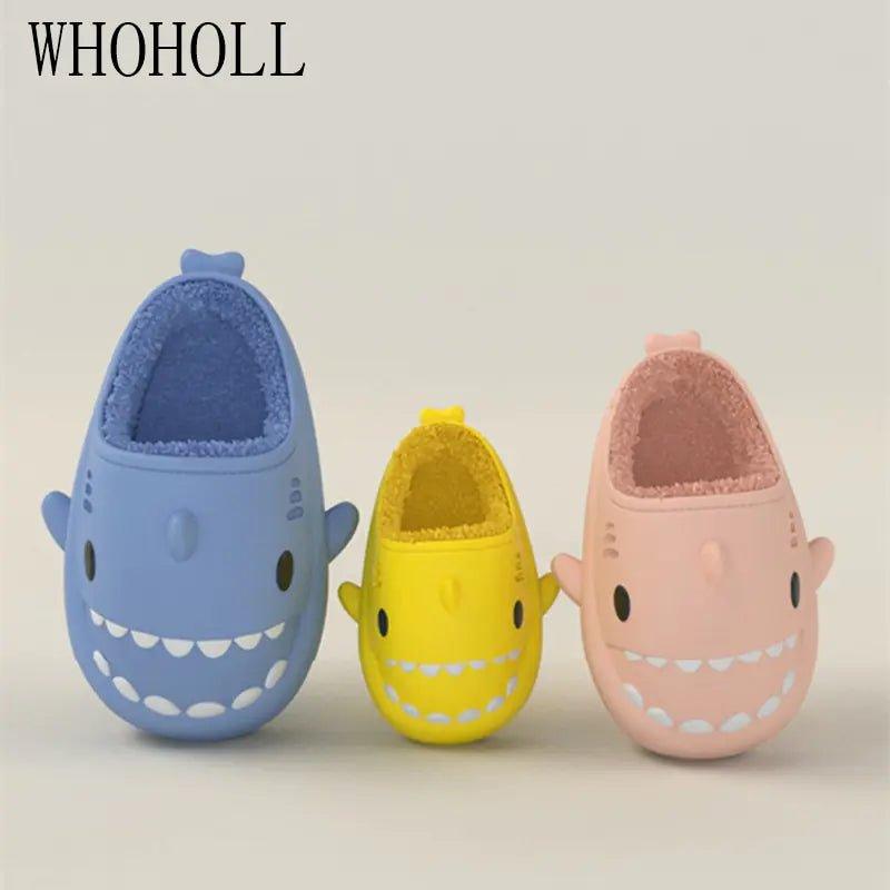 Cartoon Shark Home Slippers