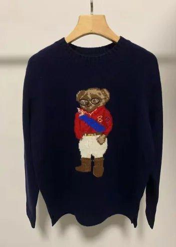 Cartoon Women RL Bear Sweater Winter Clothing