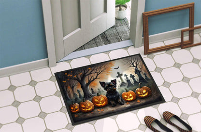 Celebrate Halloween with a Custom Affenpinscher Halloween Doormat | Durable, Weatherproof, and Non - Slip