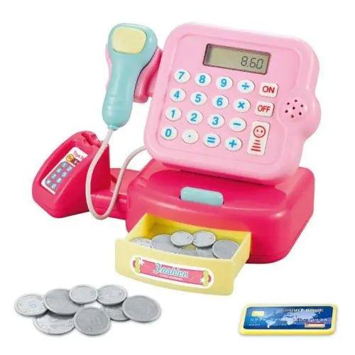 Children's Mini Cash Register Toy with Scanner