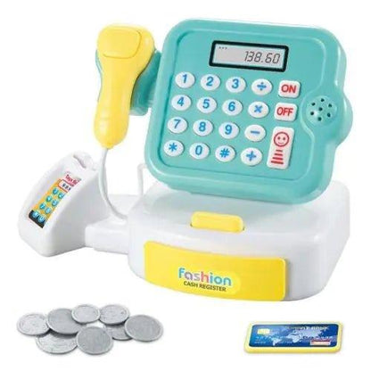 Children's Mini Cash Register Toy with Scanner