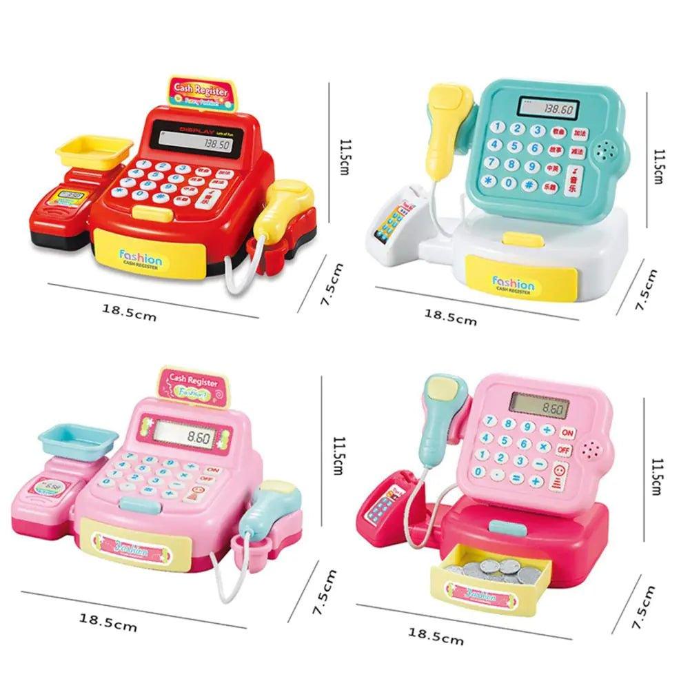 Children's Mini Cash Register Toy with Scanner