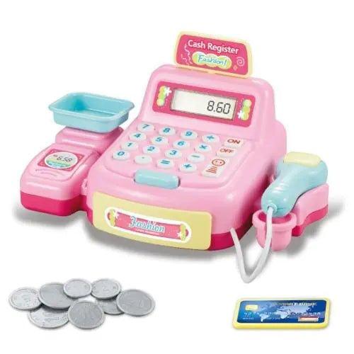 Children's Mini Cash Register Toy with Scanner