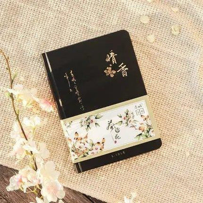 Chinese Style Hardcover Notebook Colorful Pages