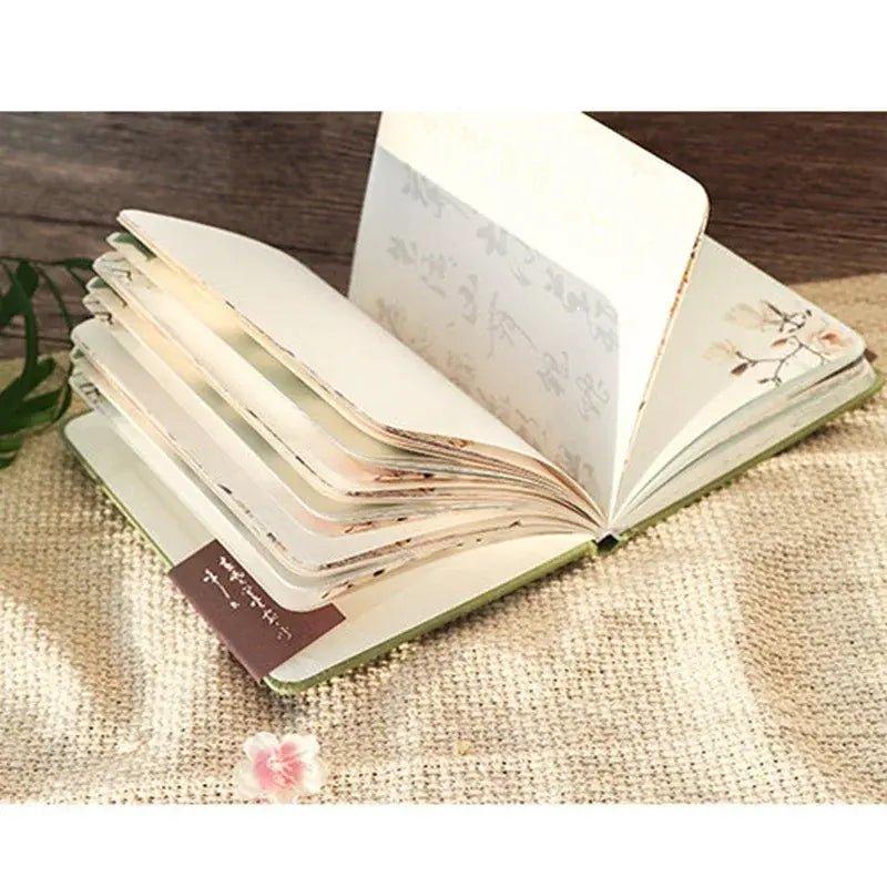 Chinese Style Hardcover Notebook Colorful Pages