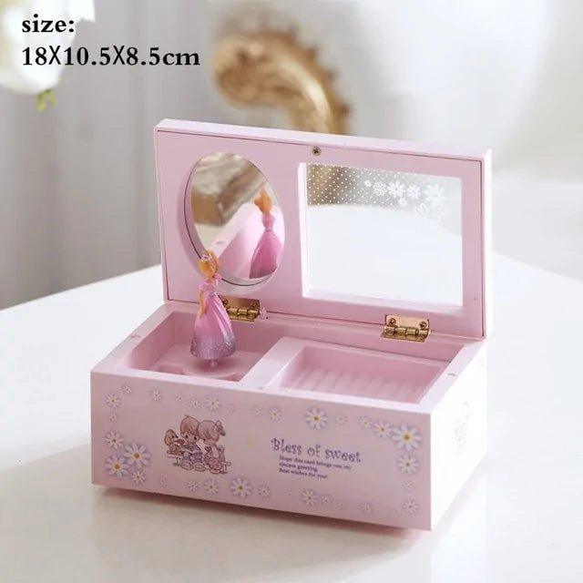 Classic Rotating Dancer Ballerina Piano Music Box