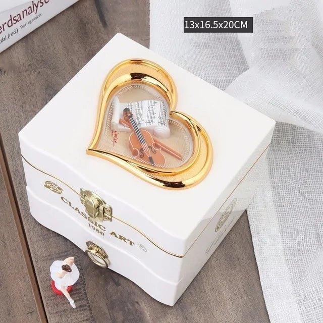 Classic Rotating Dancer Ballerina Piano Music Box