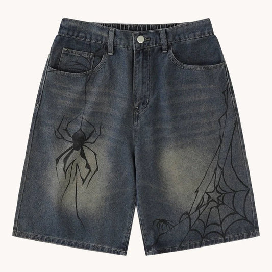 Cobweb Jean Shorts