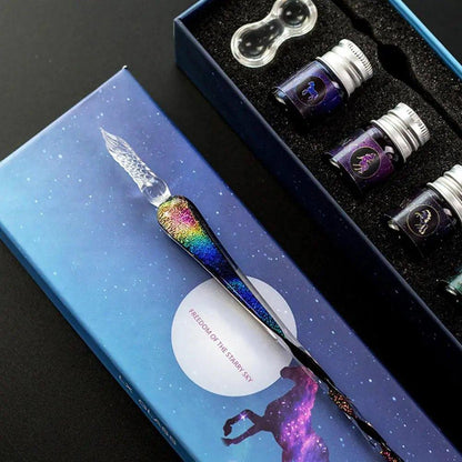 Colorful Glass Fountain Pens For Exquisite Writing