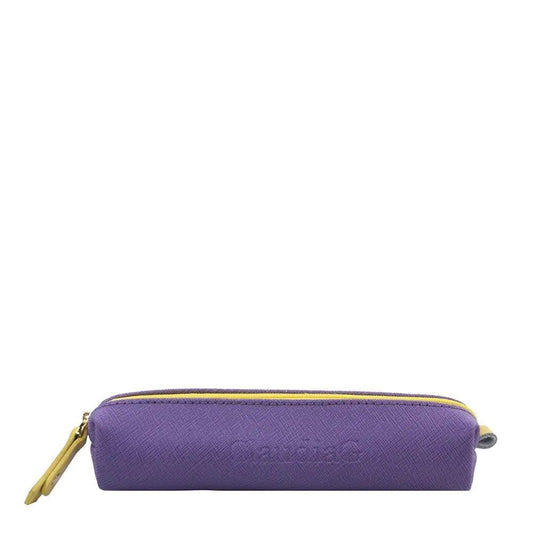 Comfy Leather Pouch - Plum