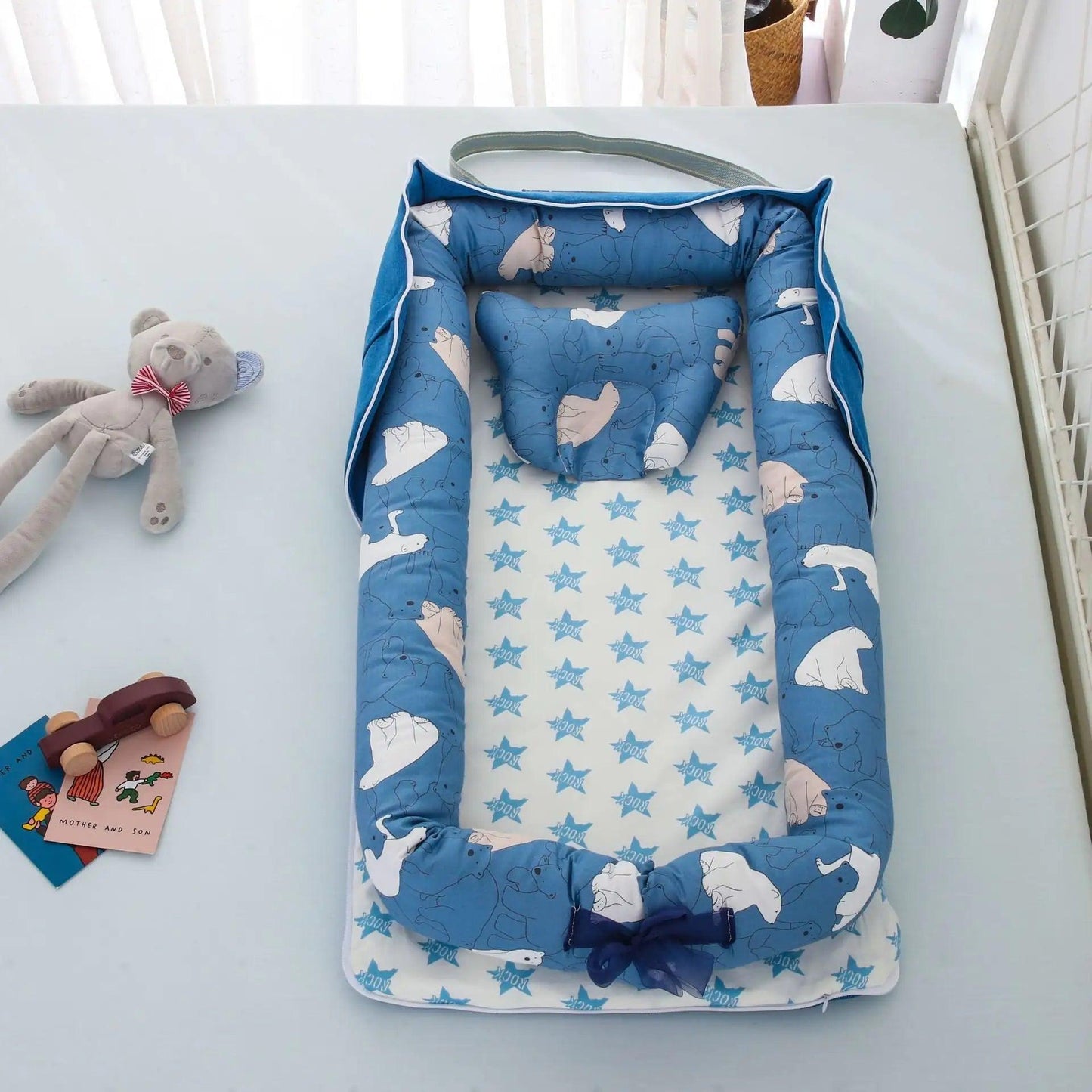 Cotton Portable Foldable Baby Bed