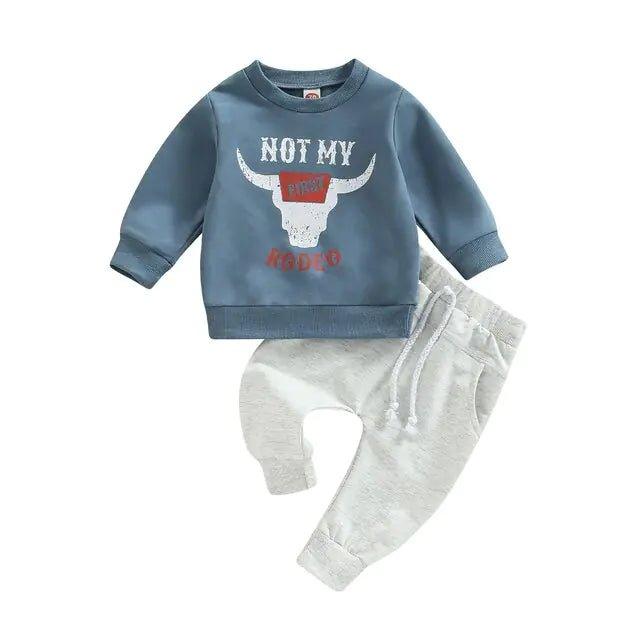 Cow Head Print Baby Set - Home Kartz