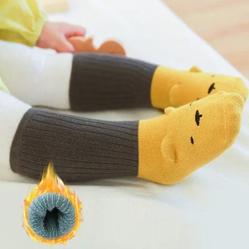 Cozy Terry Baby Floor Socks