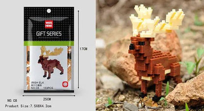 Mini 3D Animal Building Blocks