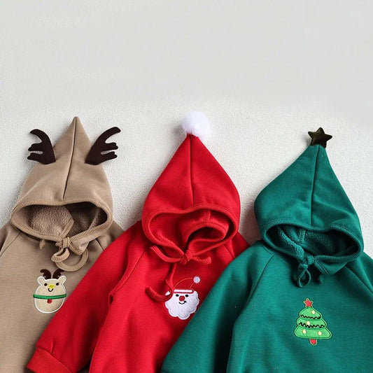 CuddleJoy Christmas Baby Bodysuits: Snuggly Style