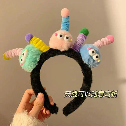 Cute Monster Purple Fur Headband