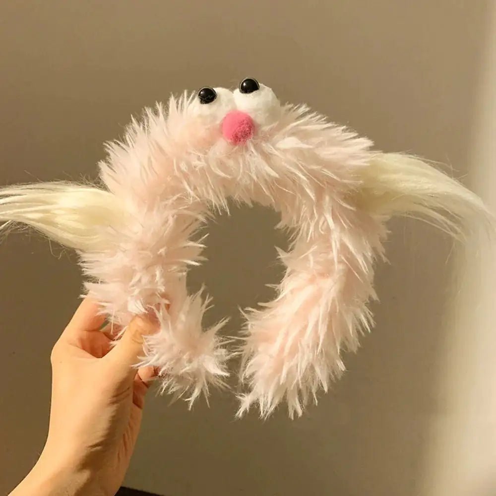 Cute Monster Purple Fur Headband