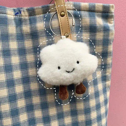 Cute Stars Plush Toy Doll Squeak Keychain