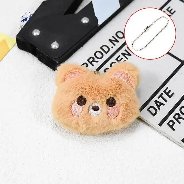 Cute Stars Plush Toy Doll Squeak Keychain