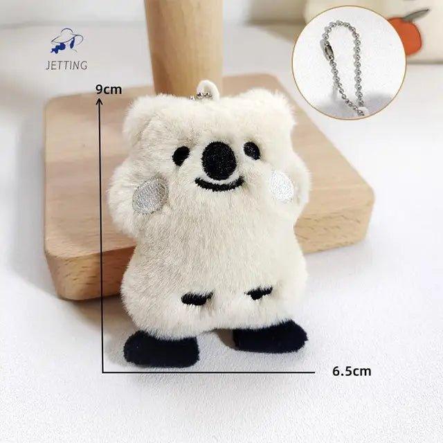 Cute Stars Plush Toy Doll Squeak Keychain