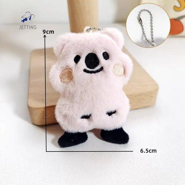 Cute Stars Plush Toy Doll Squeak Keychain