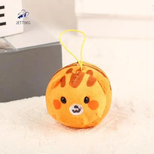 Cute Stars Plush Toy Doll Squeak Keychain