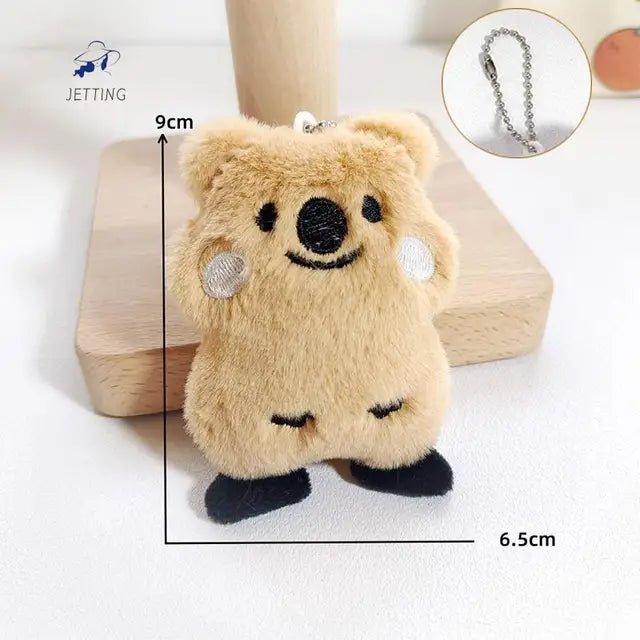 Cute Stars Plush Toy Doll Squeak Keychain