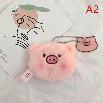 Cute Stars Plush Toy Doll Squeak Keychain