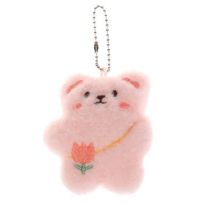 Cute Stars Plush Toy Doll Squeak Keychain