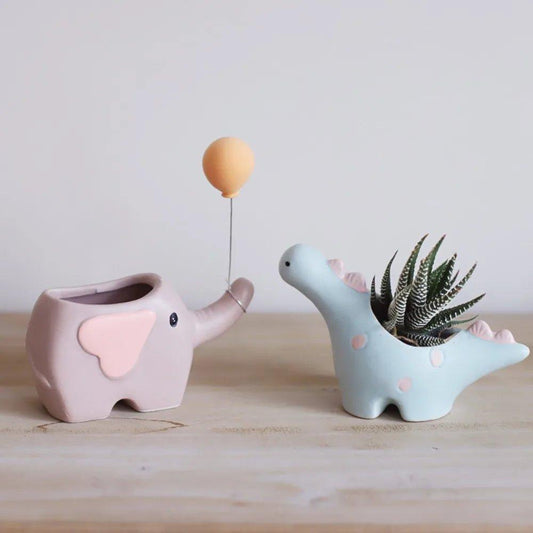 Dinosaur - Shaped Flower Pot For Home Decoration