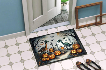 Dinosaurs Spooky Halloween Doormat