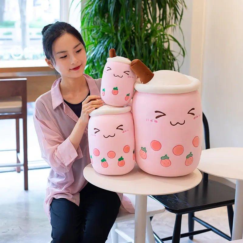 Discover the Sweetest Cuddle with the Milk Tea Plushie Toy