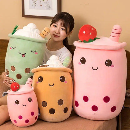 Discover the Sweetest Cuddle with the Milk Tea Plushie Toy