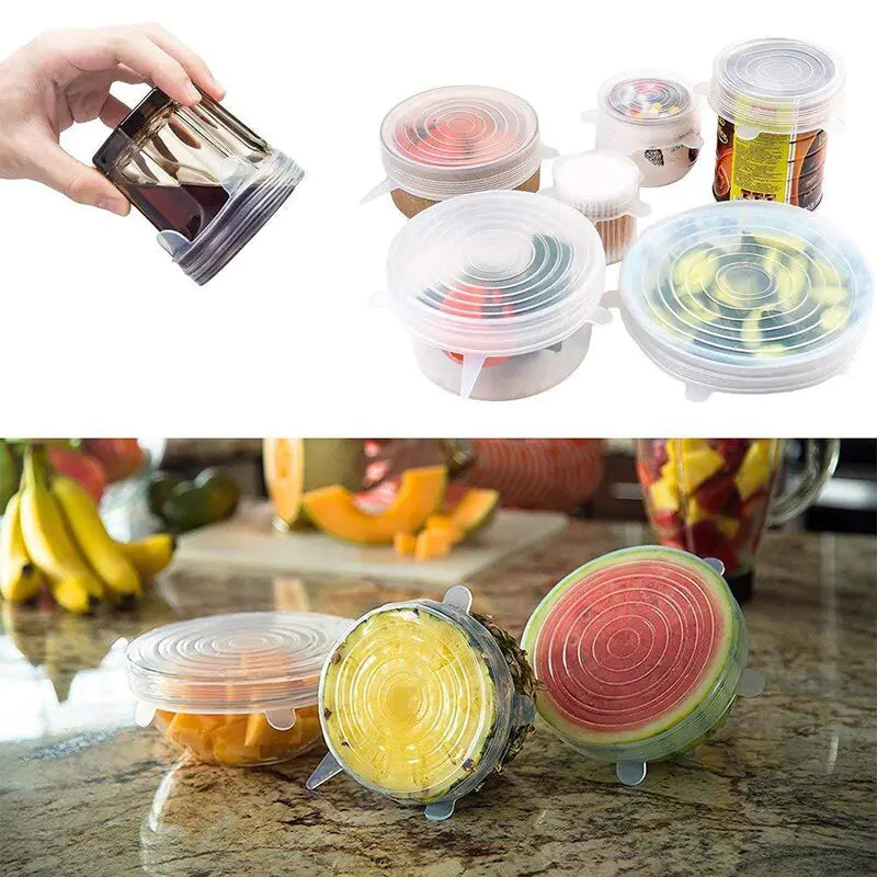 Silicone Stretch Food Covers – Reusable and Eco-Friendly Food Storage Solution