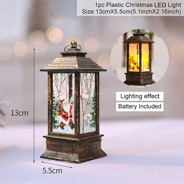 Illuminate Your Home with Christmas Lantern Light – Warm Festive LED Holiday Décor