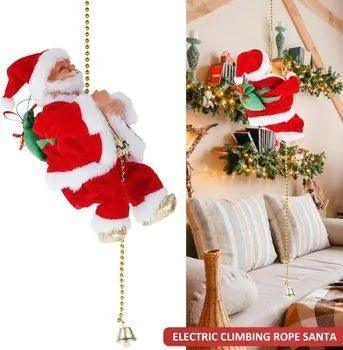 Electric Chimney Climbing Santa Claus Musical Toy