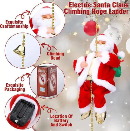 Electric Climbing Santa Toy