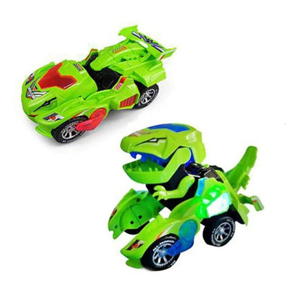 Electric Dinosaur Transformer Car