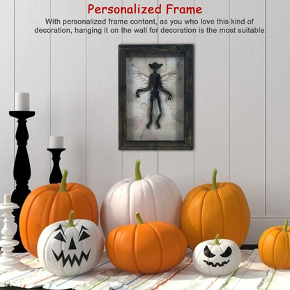 Elevate Your Haunted House with Our Top - Selling Wooden Hanging Photo Frame 🎃