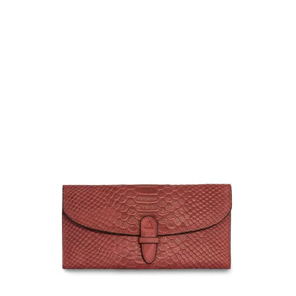 Elevate Your Style with the Red Wealthy Leather Wallet | Genuine Leather and Versatile Design
