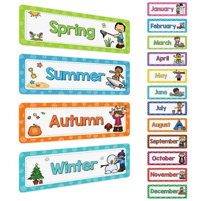 English Words Learning Cards